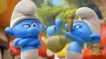 The Smurfs Papa Smurf Blue Sister Clumsy Different Style Models